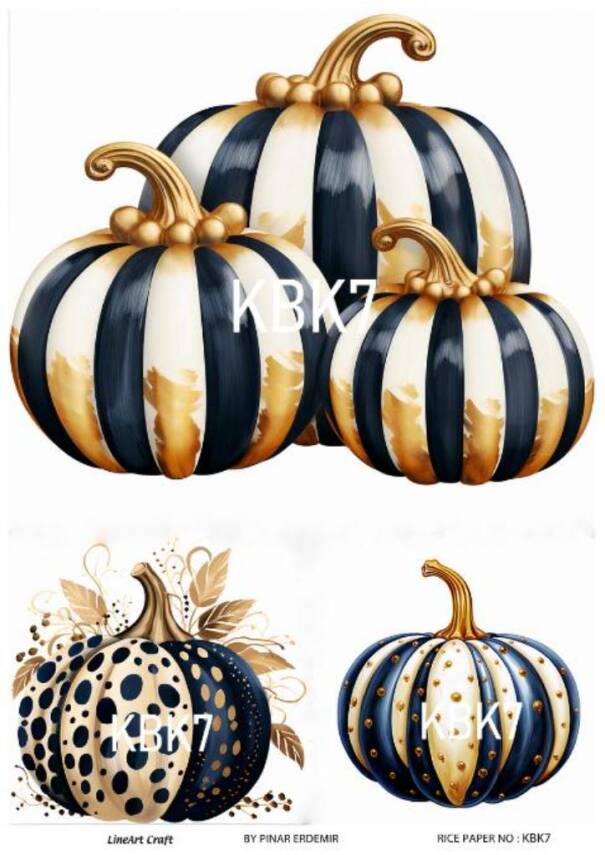 Kabak Desenli Pirinç Dekopaj Model : KBK07 - 1