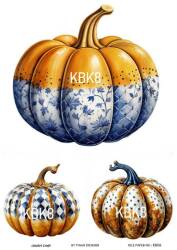 Kabak Desenli Pirinç Dekopaj Model : KBK08 - Line Art