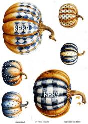 Kabak Desenli Pirinç Dekopaj Model : KBK09 - Line Art