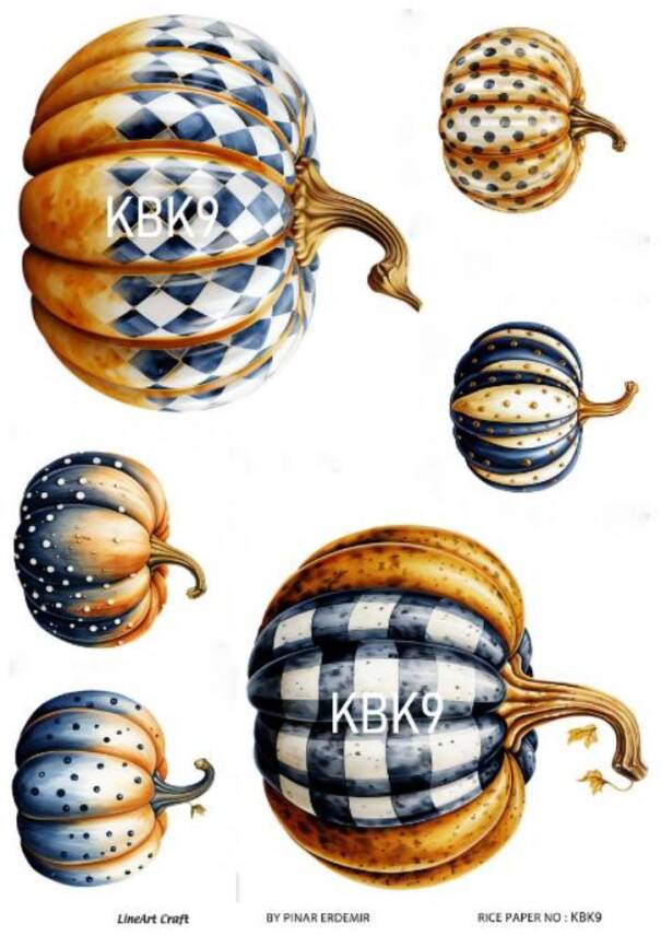 Kabak Desenli Pirinç Dekopaj Model : KBK09 - 1