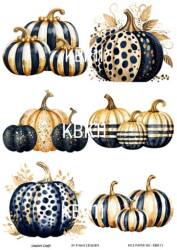 Kabak Desenli Pirinç Dekopaj Model : KBK11 - Line Art