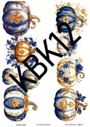 Kabak Desenli Pirinç Dekopaj Model : KBK12 - Line Art