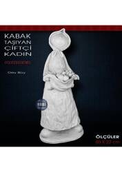 Kabak Taşıyan Çiftçi Kadın Heykeli Dev Boy (60x23 cm) Ham Polyester - Tual Hobi Sanat