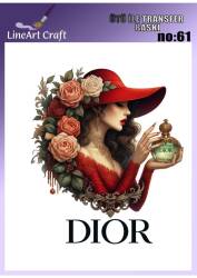 Kadın Desenli Kumaş Transfer Kağıdı LNT-K061 (20x20 cm) - Line Art