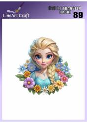 Kadın Desenli Kumaş Transfer Kağıdı LNT-K089 (20x20 cm) - Line Art