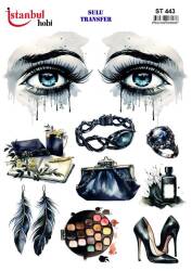 Kadın Desenli Sulu Transfer Kağıdı STI-443 - Tual Hobi Craft Ist