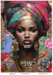 Kadın Figürlü Pirinç Dekopaj Model : 6131 - Line Art