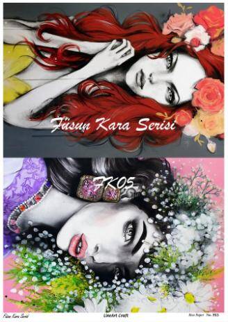 Kadın Figürlü Pirinç Dekopaj Model : FK05 - 1