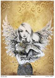 Kadın Figürlü Pirinç Dekopaj Model : FK27 - Line Art