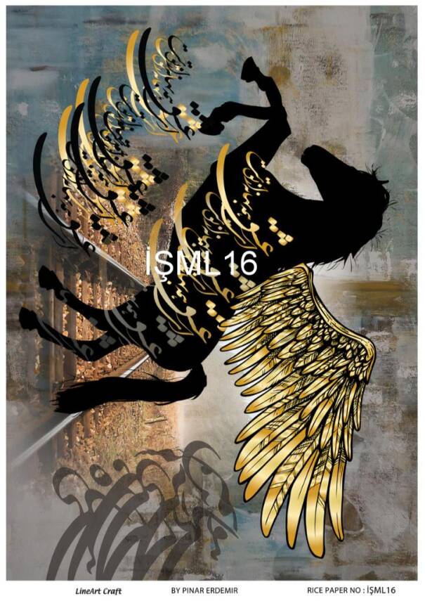 Kadın Figürlü Pirinç Dekopaj Model : İŞML16 - 1