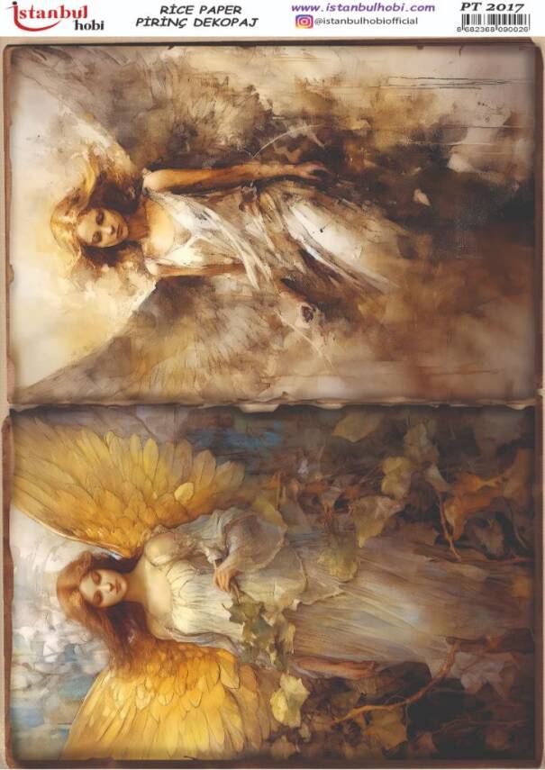 Kadın Figürlü Pirinç Dekopaj Model : PT 2017 - 1