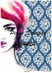 Kadın Teması Desenli Pirinç Dekopaj Model : 4424 - Line Art