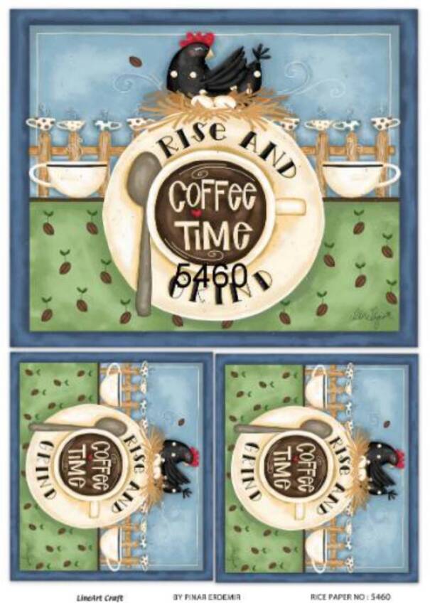 Kahve Desenli Pirinç Dekopaj Model : 5460 - 1