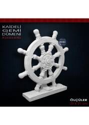 Kaideli Dümen Biblo Heykel (23x21 cm) Ham Polyester - Tual Hobi Sanat (1)