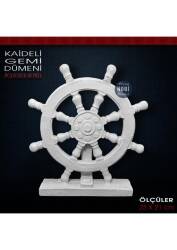 Kaideli Dümen Biblo Heykel (23x21 cm) Ham Polyester - Tual Hobi Sanat