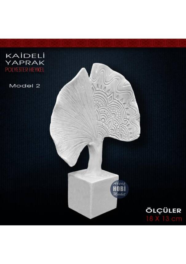 Kaideli Yaprak Biblo Model 2 (18x13 cm) Ham Polyester - 2