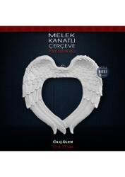 Kalpli Melek Kanadı Çerçeve (17x17 cm) Ham Polyester - Tual Hobi Sanat
