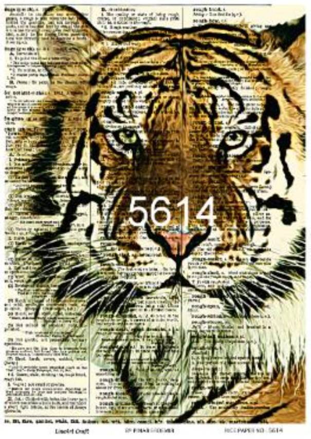 Kaplan Desenli Pirinç Dekopaj Model : 5614 - 1