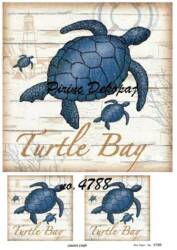 Kaplumbağa Desenli Pirinç Dekopaj Model : 4788 - Line Art