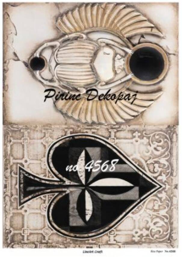 Karışık Desenli Pirinç Dekopaj Model : 4568 - 1