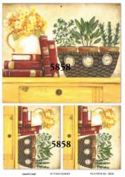 Karışık Desenli Pirinç Dekopaj Model : 5858 - Line Art