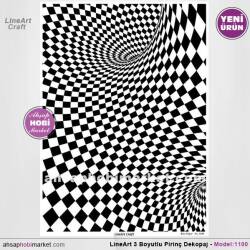 Karo 3 Boyutlu Pirinç Dekopaj Model : 1100 - Line Art