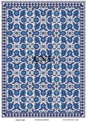 Karo Çini Desenli Pirinç Dekopaj Model: ÇN05 - Line Art