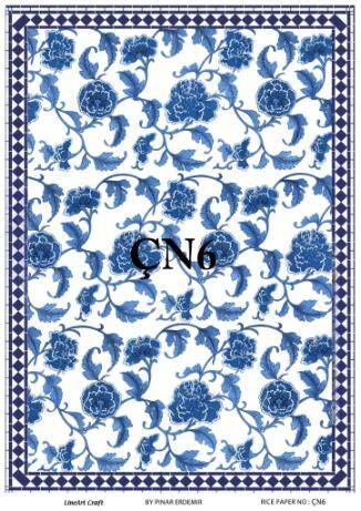 Karo Çini Desenli Pirinç Dekopaj Model: ÇN06 - 1
