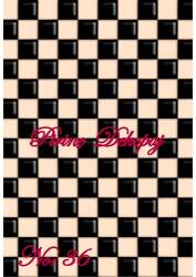 Karo Desenli Pirinç Dekopaj Model : 0036 - Line Art