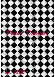 Karo Desenli Pirinç Dekopaj Model : 1802 - Line Art