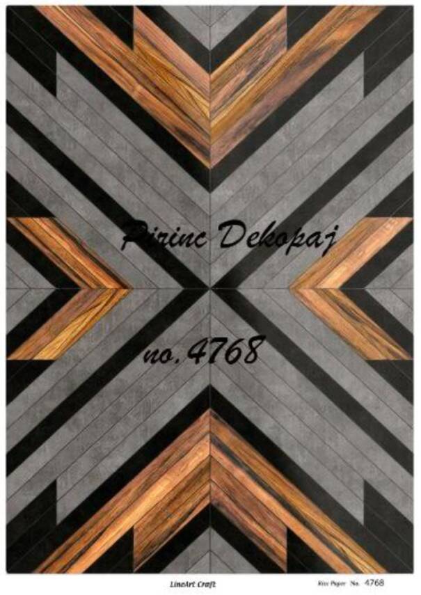 Karo Desenli Pirinç Dekopaj Model : 4768 - 1
