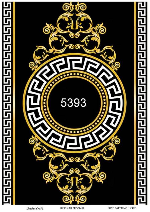Karo Desenli Pirinç Dekopaj Model : 5393 - 1