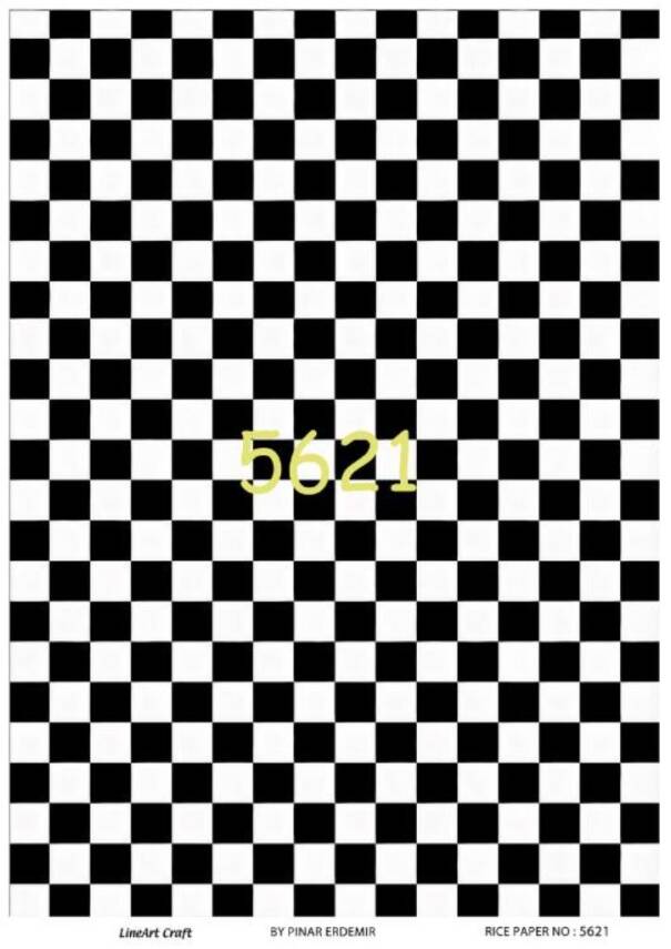 Karo Desenli Pirinç Dekopaj Model : 5621 - 1