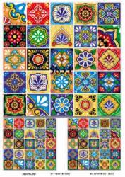 Karo Desenli Pirinç Dekopaj Model : 5833 - Line Art