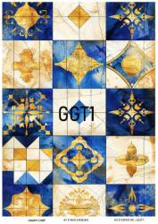 Karo Desenli Pirinç Dekopaj Model : GGT001 - Line Art