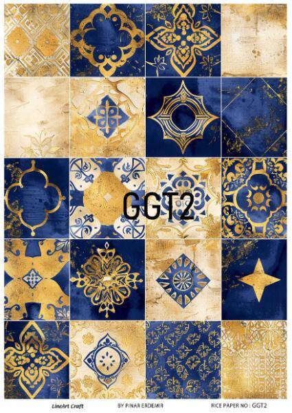 Karo Desenli Pirinç Dekopaj Model : GGT002 - 1