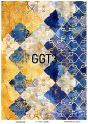 Karo Desenli Pirinç Dekopaj Model : GGT003 - Line Art