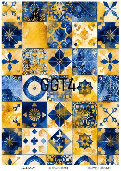 Karo Desenli Pirinç Dekopaj Model : GGT004 - 1