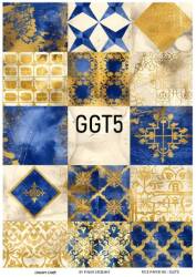 Karo Desenli Pirinç Dekopaj Model : GGT005 - Line Art