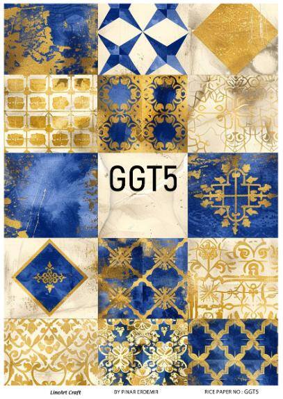 Karo Desenli Pirinç Dekopaj Model : GGT005 - 1