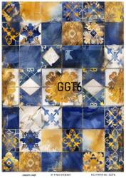 Karo Desenli Pirinç Dekopaj Model : GGT006 - Line Art