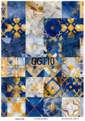 Karo Desenli Pirinç Dekopaj Model : GGT010 - Line Art