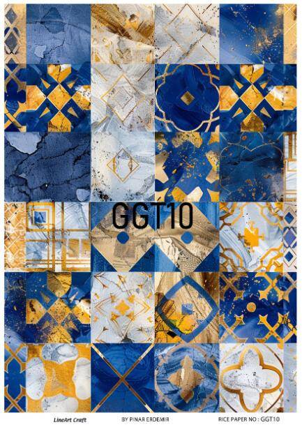 Karo Desenli Pirinç Dekopaj Model : GGT010 - 1