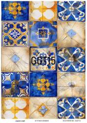 Karo Desenli Pirinç Dekopaj Model : GGT015 - Line Art