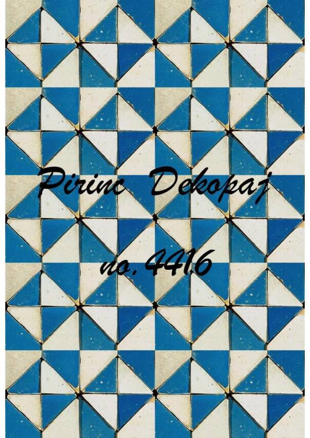 Karo Karışık Desenli Pirinç Dekopaj Model : 4416 - 1