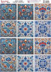 Karo ve Çini Desenli Pirinç Dekopaj Model : PT 2134 - Tual Hobi Craft İst