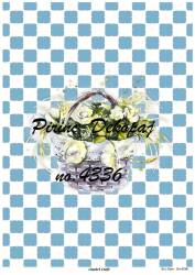 Karolu Karışık Desenli Pirinç Dekopaj Model : 4336 - Line Art