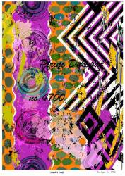 Karolu Karışık Desenli Pirinç Dekopaj Model : 4700 - Line Art