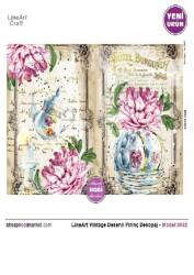 Karolu Vintage Desenli Pirinç Dekopaj Model : 3062 - Line Art