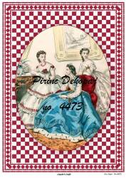 Karolu Vintage Desenli Pirinç Dekopaj Model : 4473 - Line Art